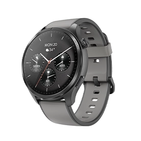 Cropped image of Hama Smartwatch "9000" with GPS, music memory, AMOLED 47 mm and waterproof