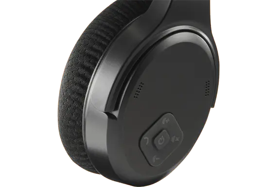 Controls on the headphones