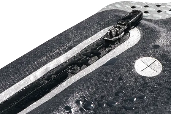 Close-up of the belt pouch