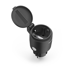 Hama Smart WLAN Socket, f. Outdoors IP44, Matter, Current Consumption Meter, 2,3 W