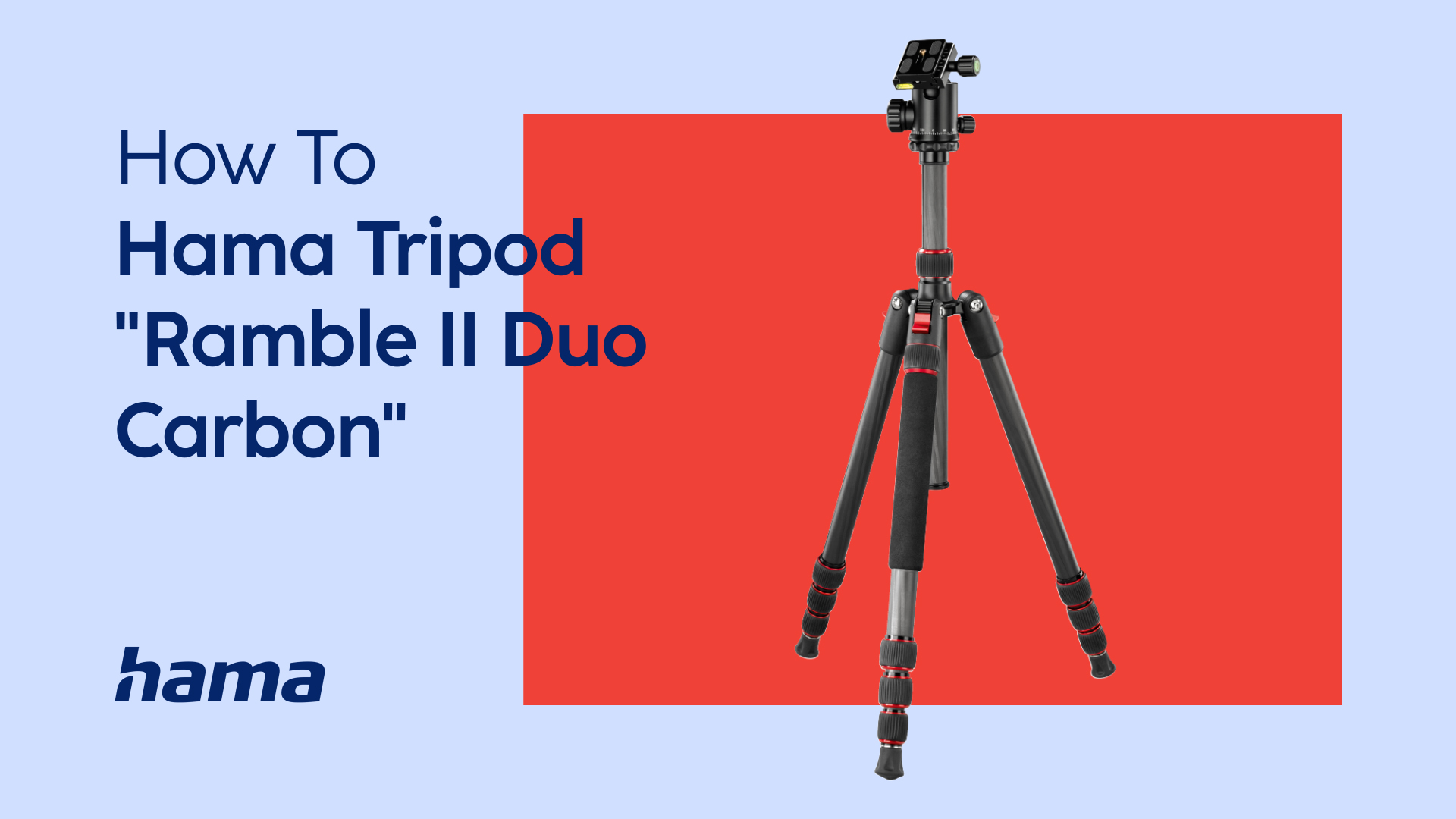 Hama Tripod "Ramble II Duo Carbon"