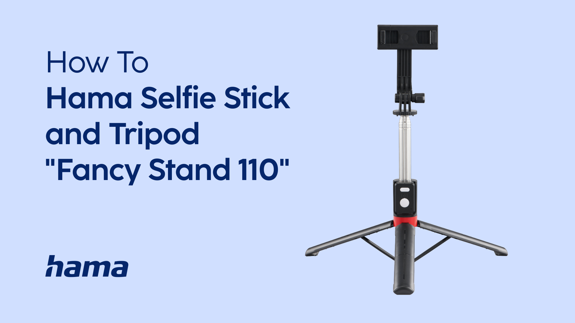 Hama Selfie-Stick-Stativ "Fancy Stand 110"
