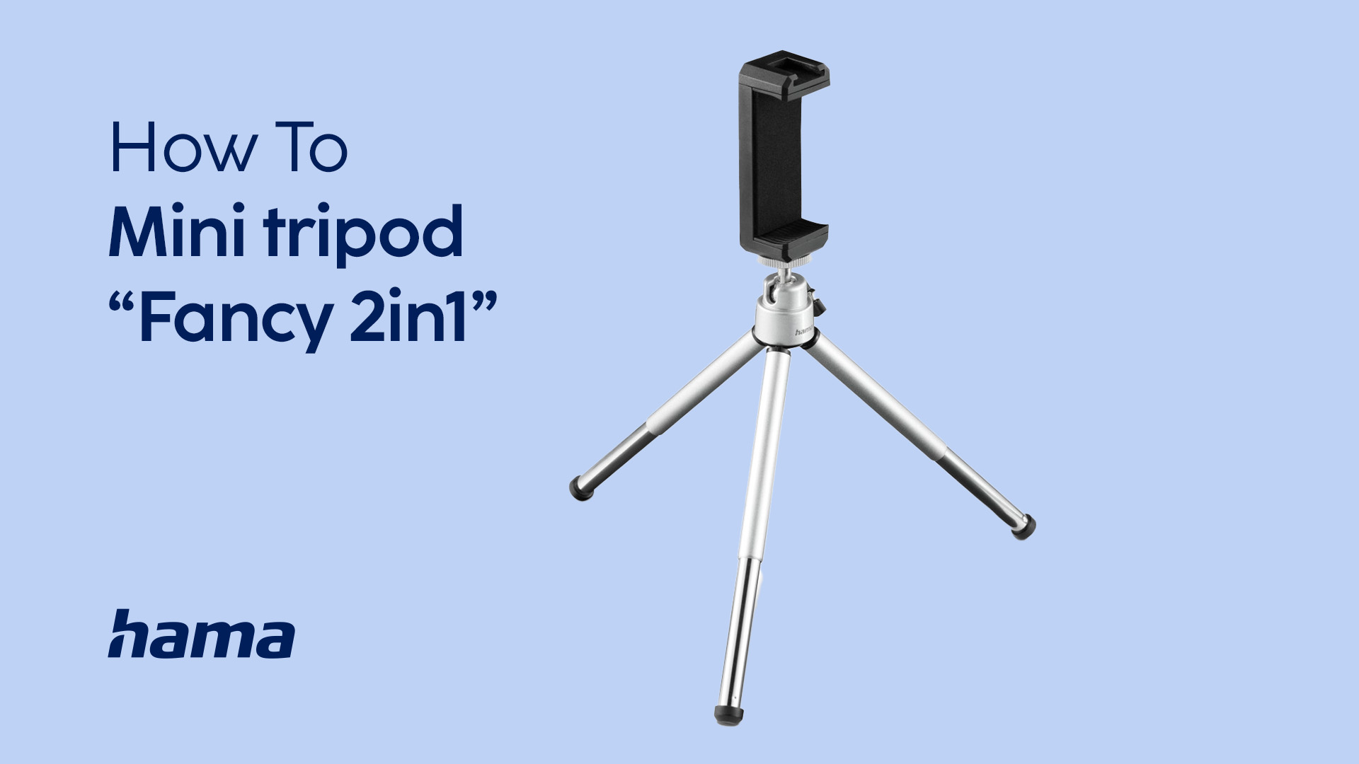 Hama Mini Tripod "Fancy 2in1"